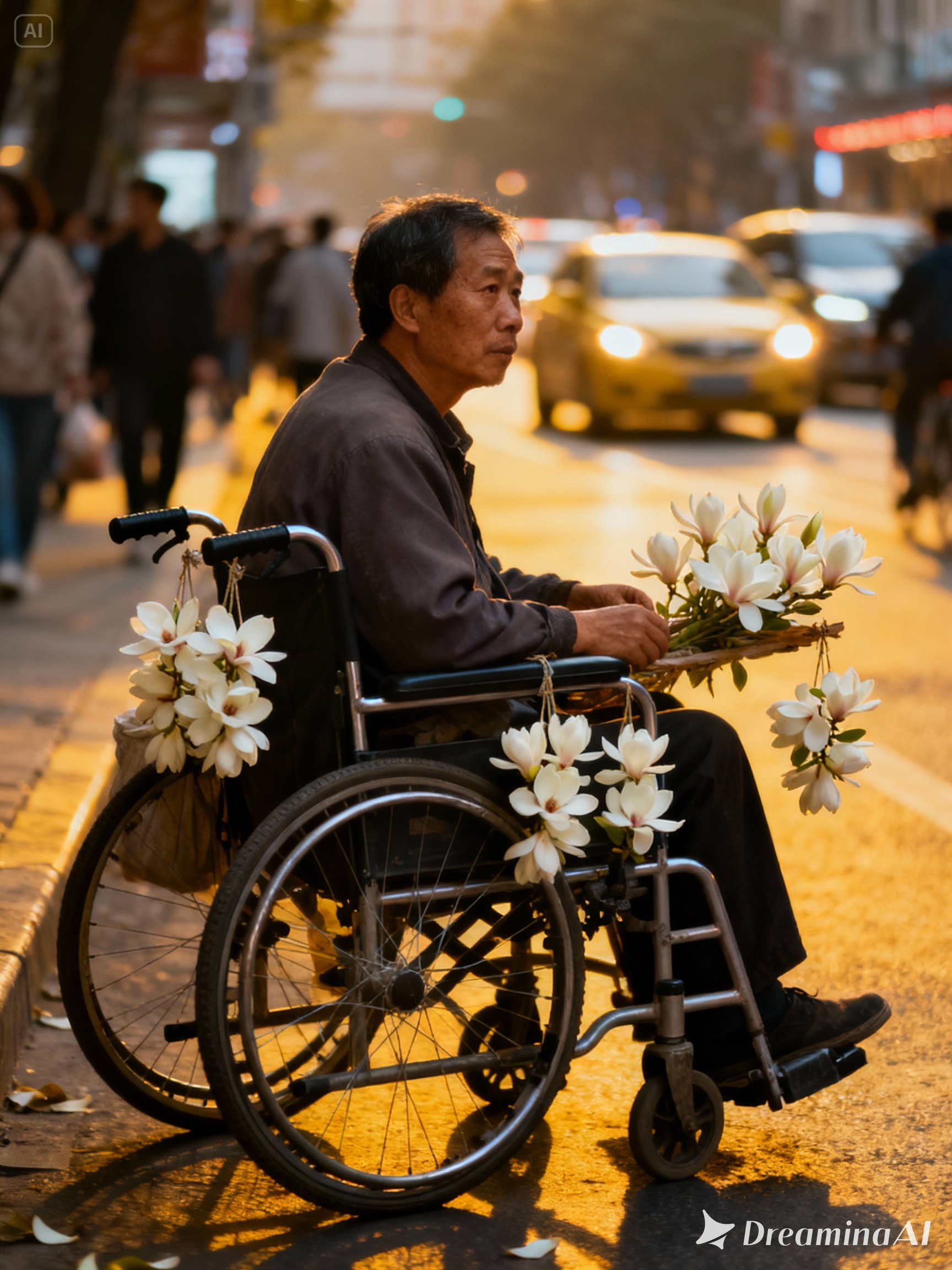 路邊賣花也有保障！玉蘭花小販加入職業工會，也能靠加工會保勞保！