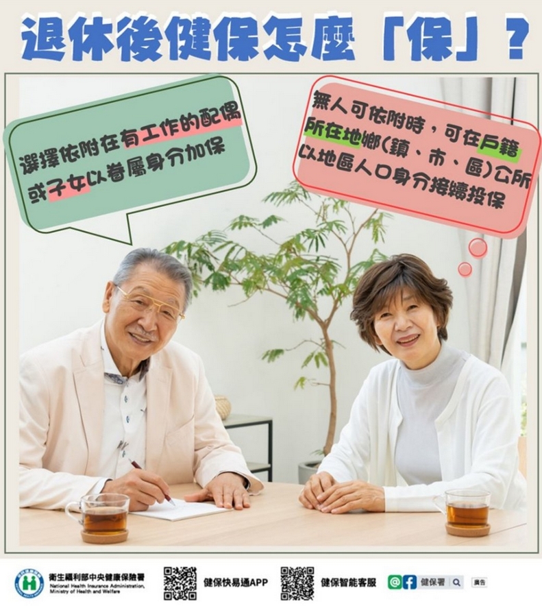 【健保】退休後健保如何「保」，看過來！